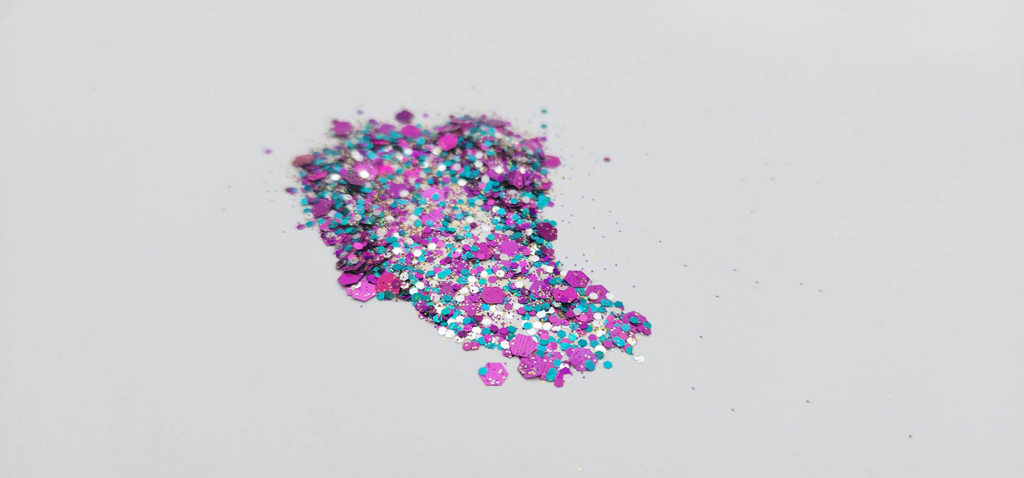 Chunky Mix Glitter  - Mermaid Tail