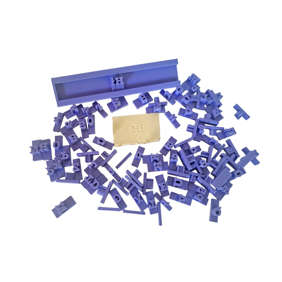 Typerwriter Style Lettering Set with handle