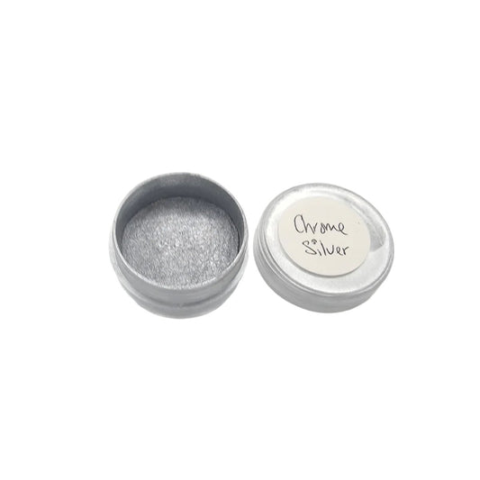 Metallic Chrome Mica Powder - Silver