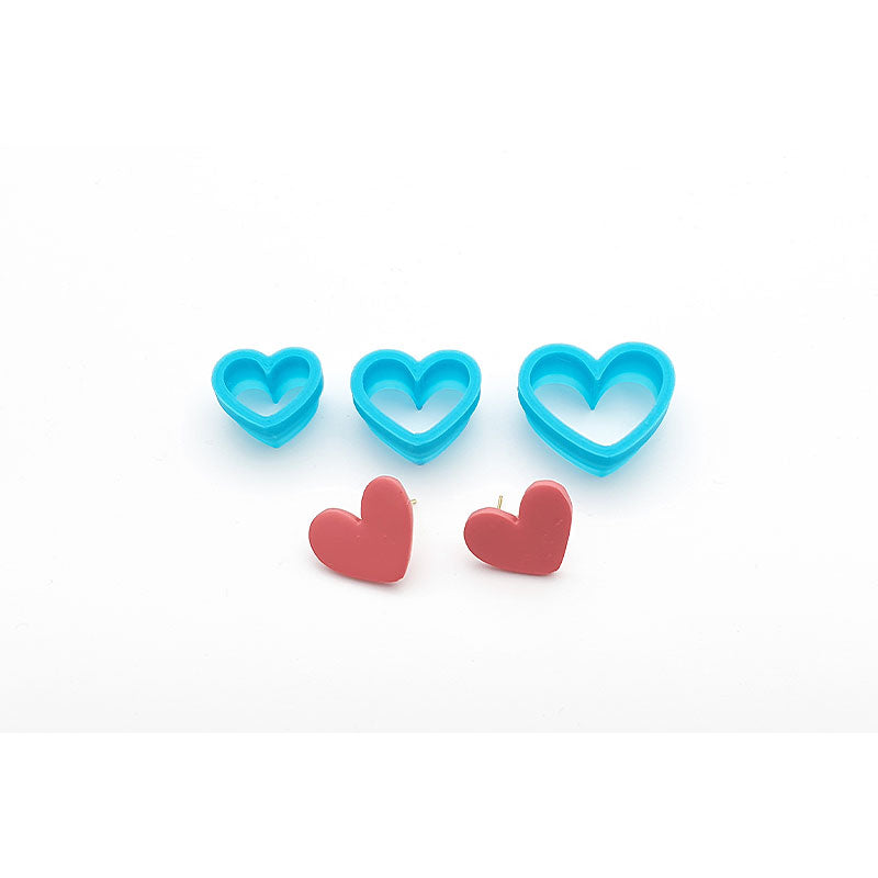 Organic Heart Cutter Set- 3 sizes