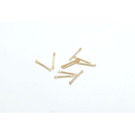 15mm Connector Bar Charm - 10 pcs - 2 Colours