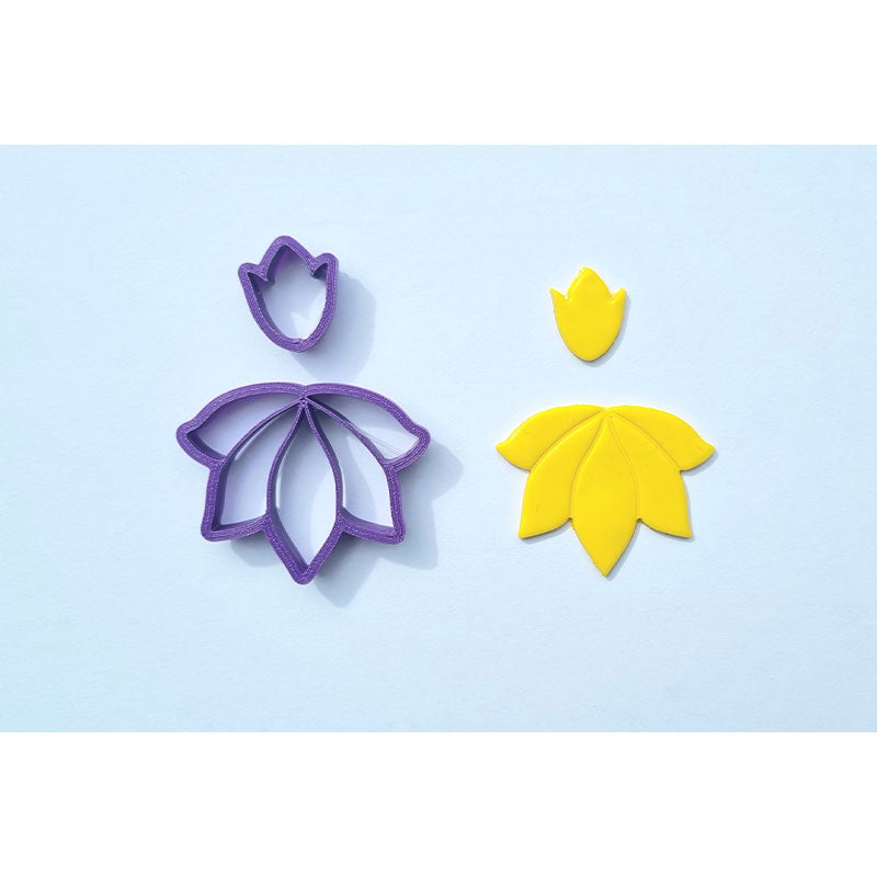 Lotus Cutter with Stud - 2pc set