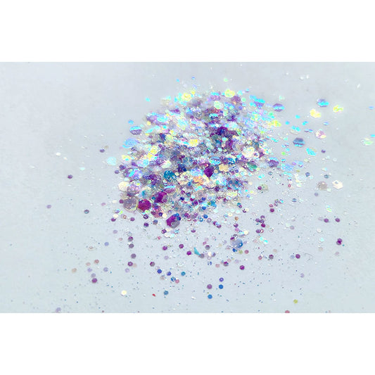 Chunky Mix Glitter  - Lilac Swirl