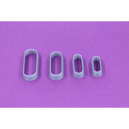 28. Rounded Rectangle Cutter - 4pc set