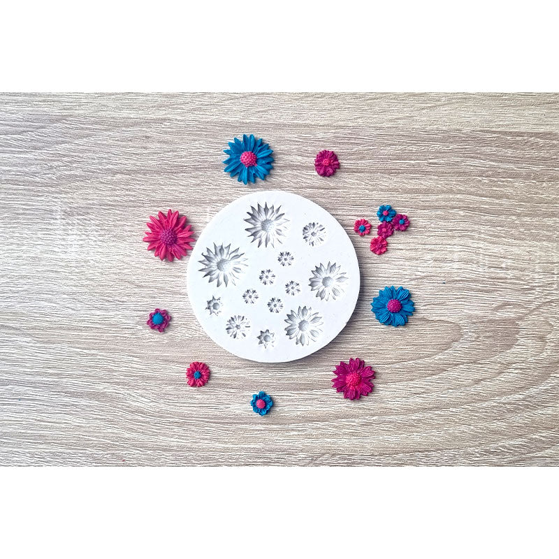 Floral Silicone Mould - Daisies