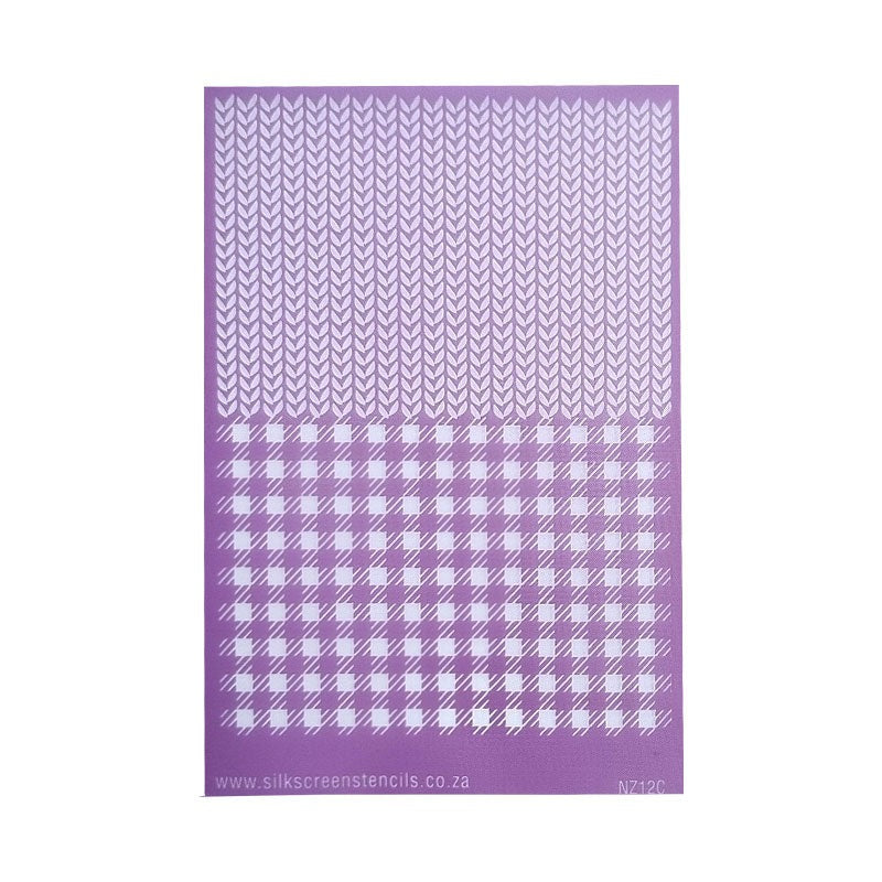 Silk Screen - Gingham & Knit