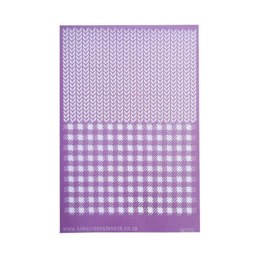 Silk Screen - Gingham & Knit