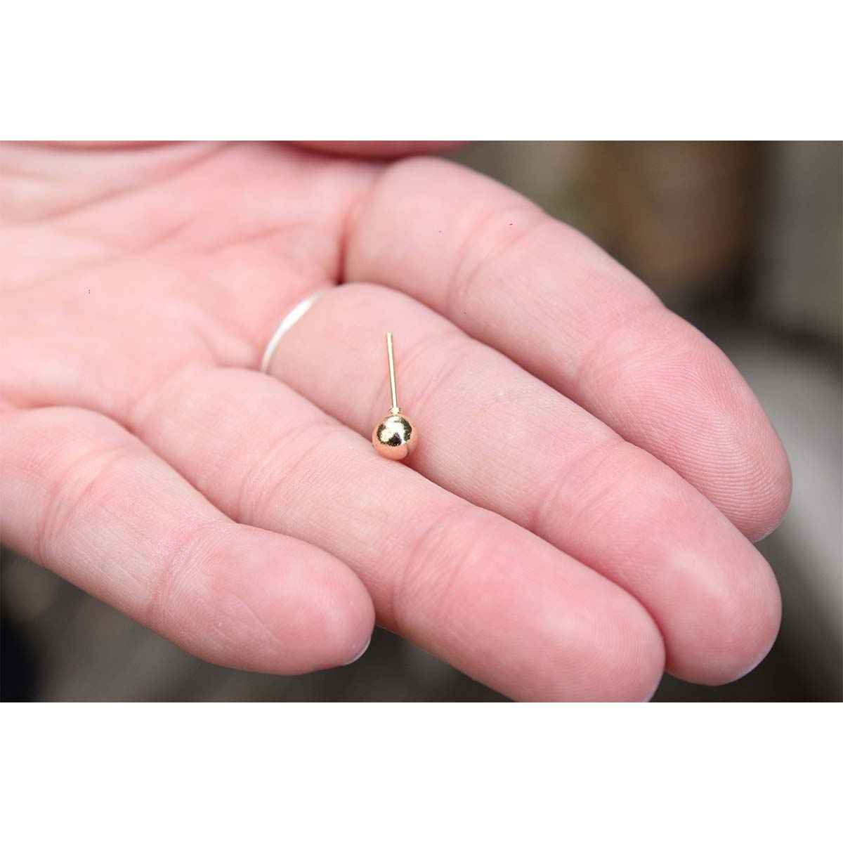 Ball Stud Earrings-3mm, 4mm & 5mm - 20pc packs
