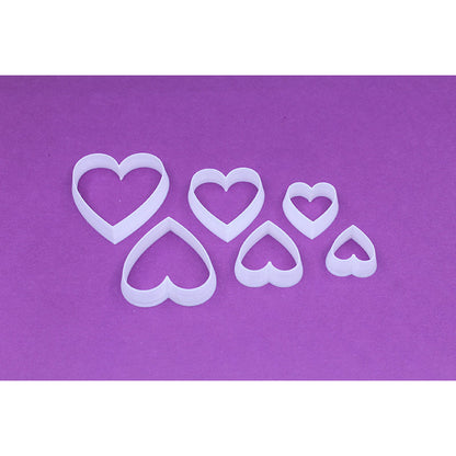 4. Heart Cutter 6 pc set