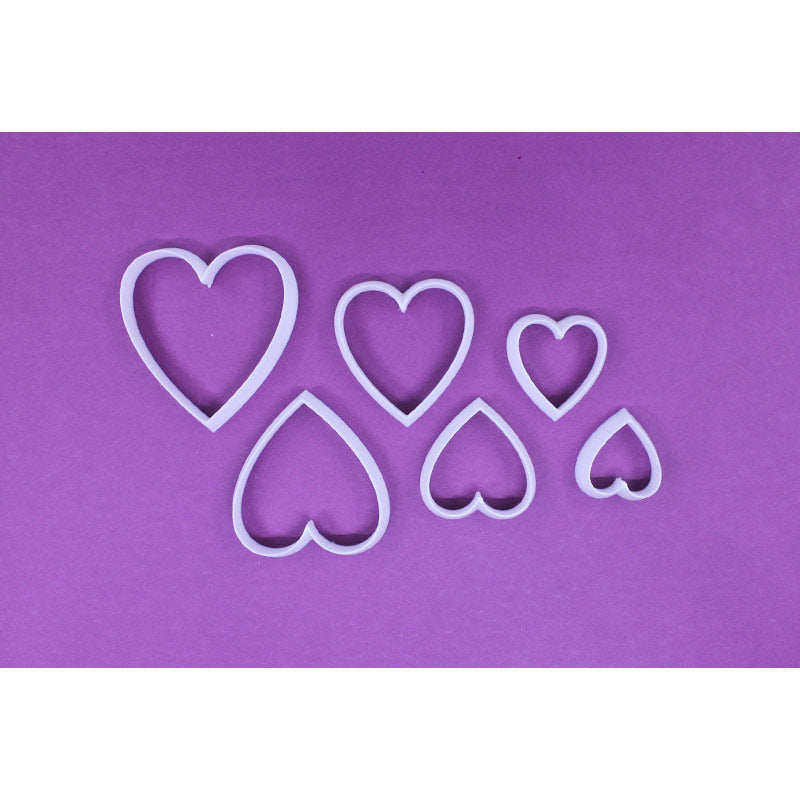 4. Heart Cutter 6 pc set