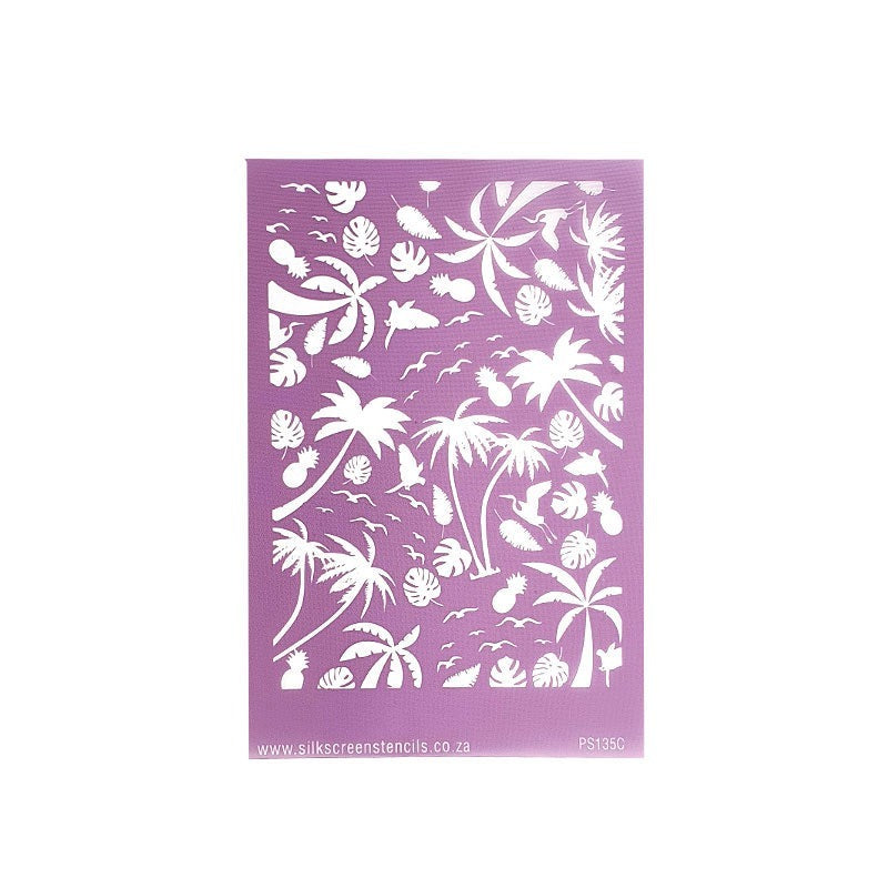 Silk Screen - Tropical Pattern