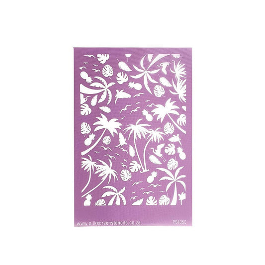 Silk Screen - Tropical Pattern