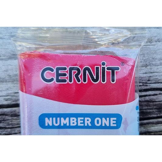 Cernit Number One Polymer Clay - Christmas Red