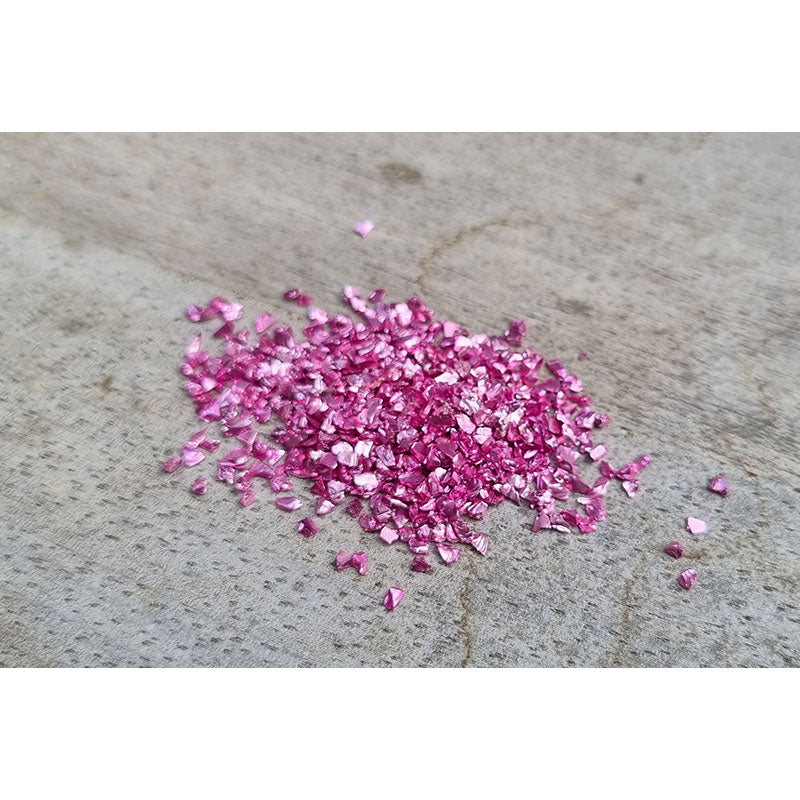 Crushed Glass - Dark Pink