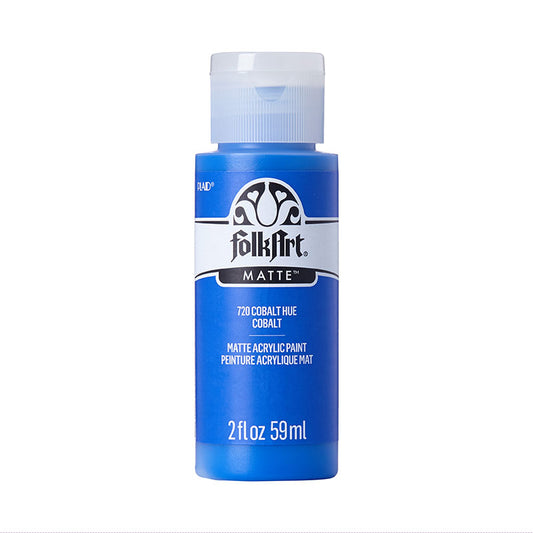 Folk Art Acrylic Matte Paint - Cobalt Hue