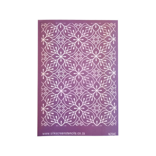 Silk Screen Stencils - Floral Tiles